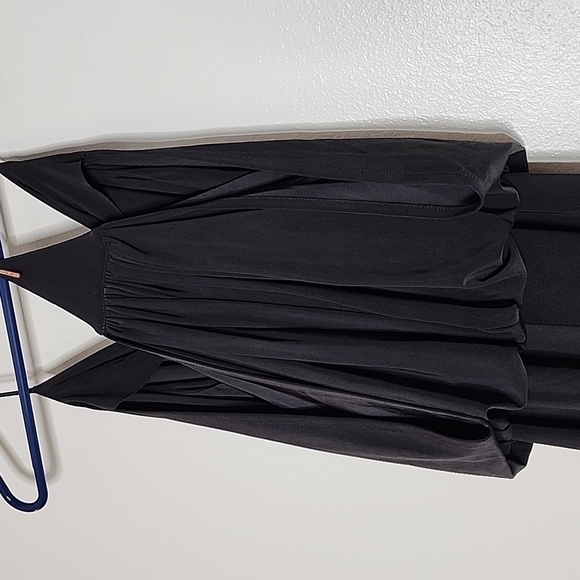 NEW Misa Los Angeles Domino MAXI Dress Twisted Knot RICH BLACK Luxury Summer - Picture 11 of 15